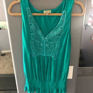 Teal Tank top